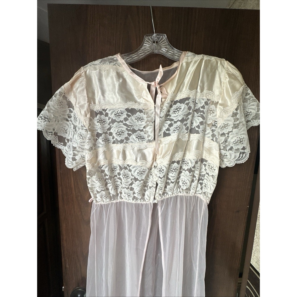 Vintage Robe Lingerie, " Undercover Wear"Brand, Small No Tag, No Tie - Picture 3 of 7